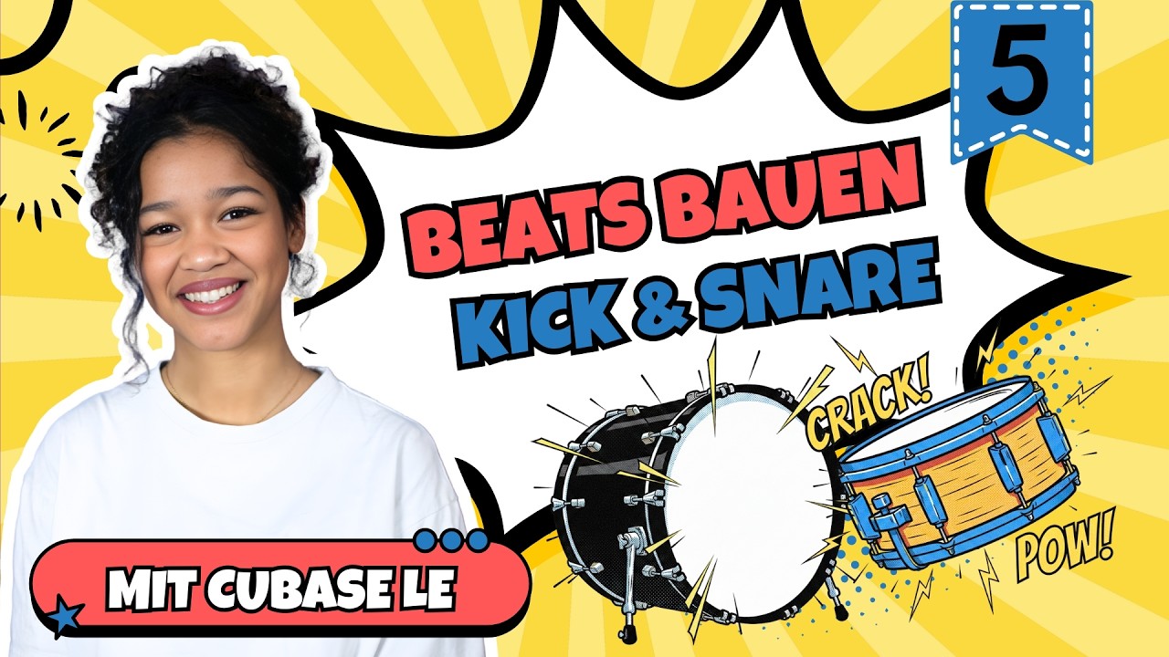 Baue deinen ersten Beat in Cubase – Kick & Snare richtig setzen