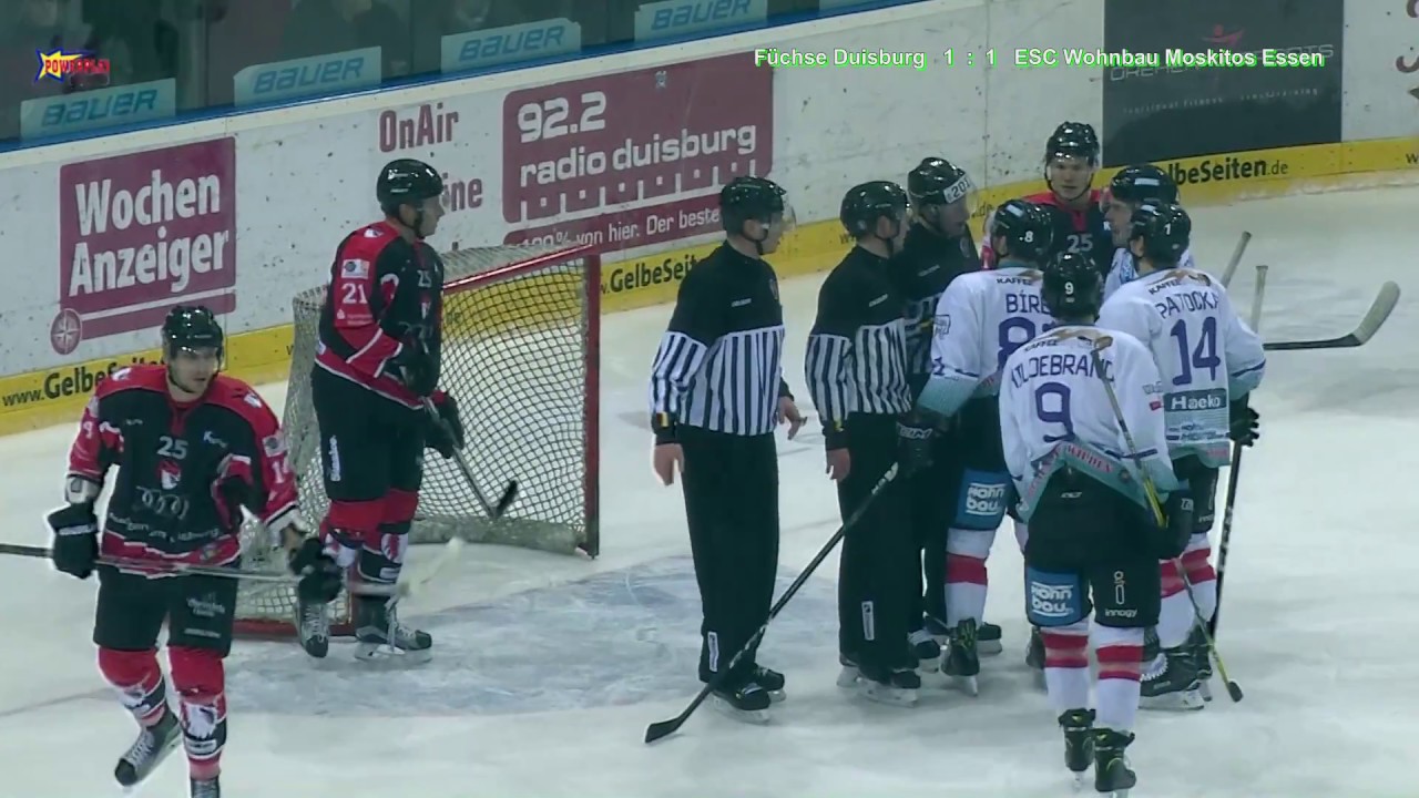 OL Nord 18SP Füchse Duisburg vs ESC Wohnbau Moskitos Essen 27 11 2016