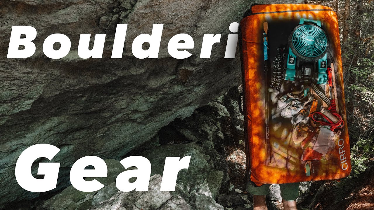 This is what you need for bouldering outdoors (my bouldering gear)