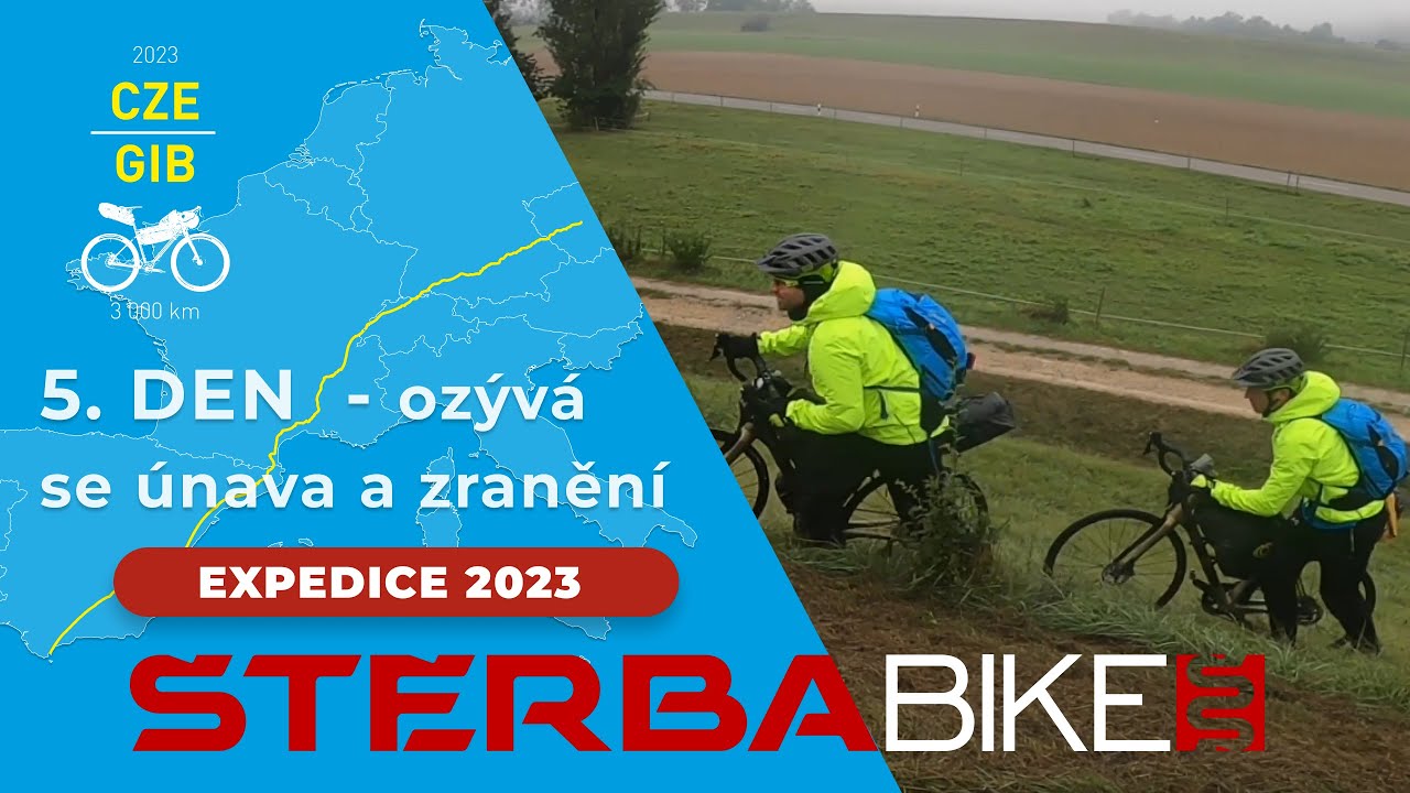 Expedice 2023 z Prahy na Gibraltar 14. díl - problém s kolenem se stupňuje, jak hospodařit s převody