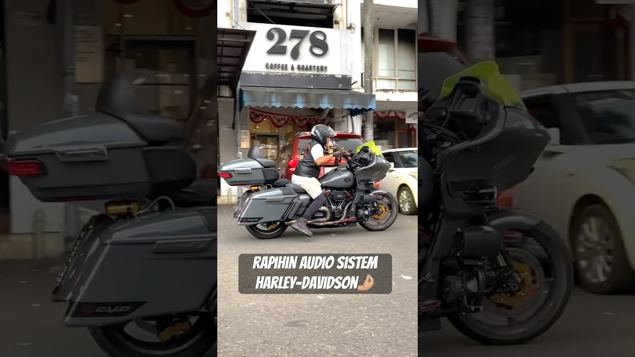 HARLEY-DAVIDSON : Modifikasi sistem audio motor harley #cibubur #hog #harleydavidson