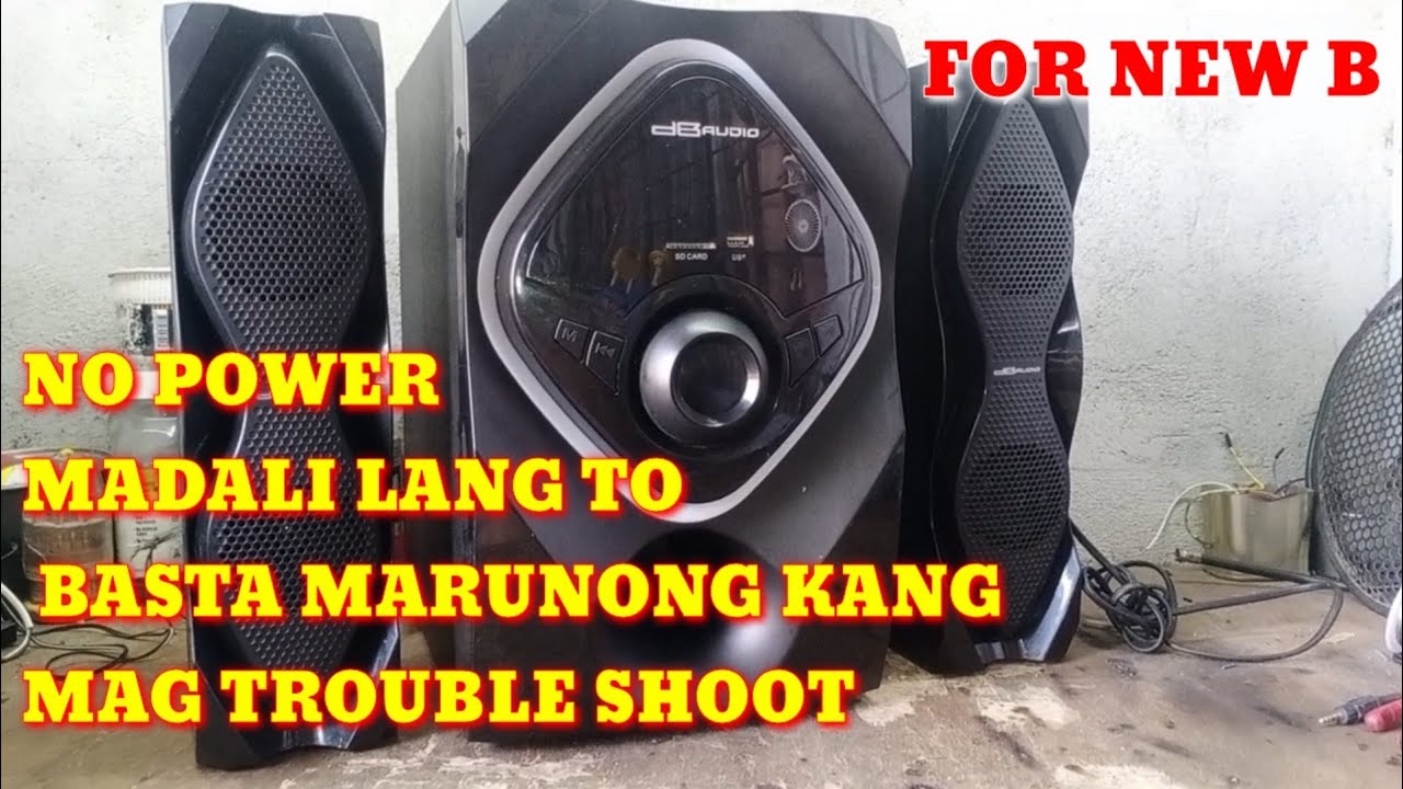 DB AUDIO SUBWOOFER NO POWER HOW TO REPAIR FOR NEW B ONLY
