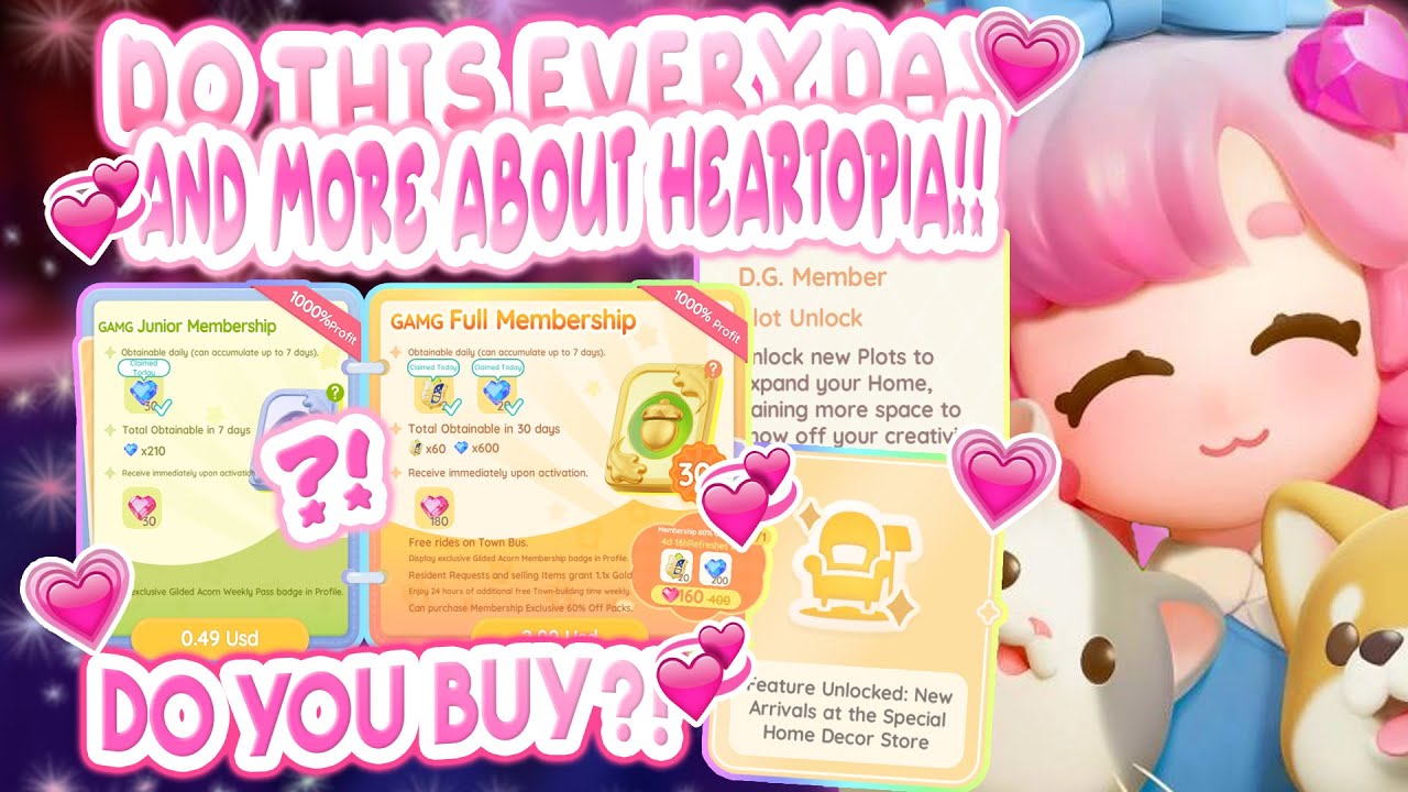 💗ВНИМАНИЕ💕 ДЕЛАЙТЕ ЭТО КАЖДЫЙ ДЕНЬ И 💌БОЛЬШЕ🤩 | Heartopia