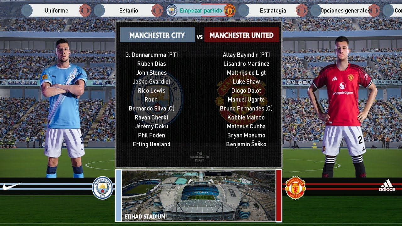 Manchester City VS Manchester United Football Life 26