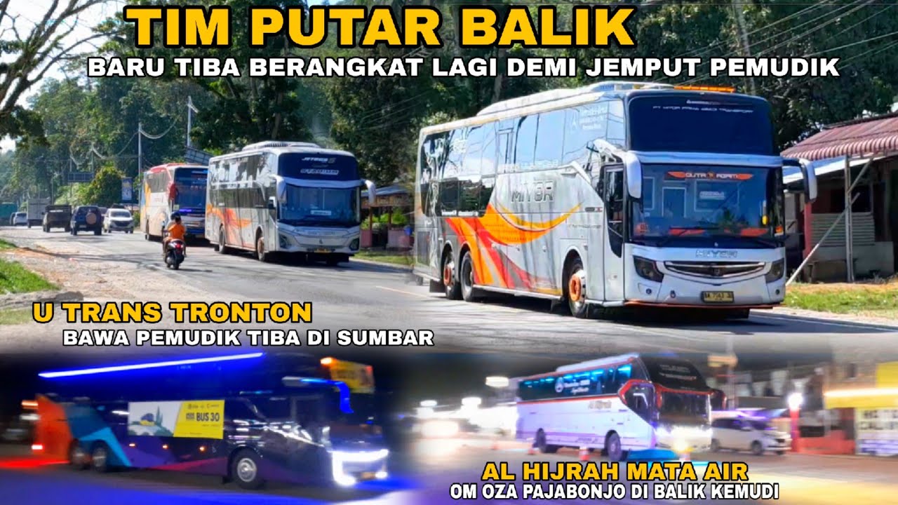 TIM PUTAR BALIK BARU TIBA BERANGKAT LAGI DEMI JEMPUT PEMUDIK DARI RANTAU 