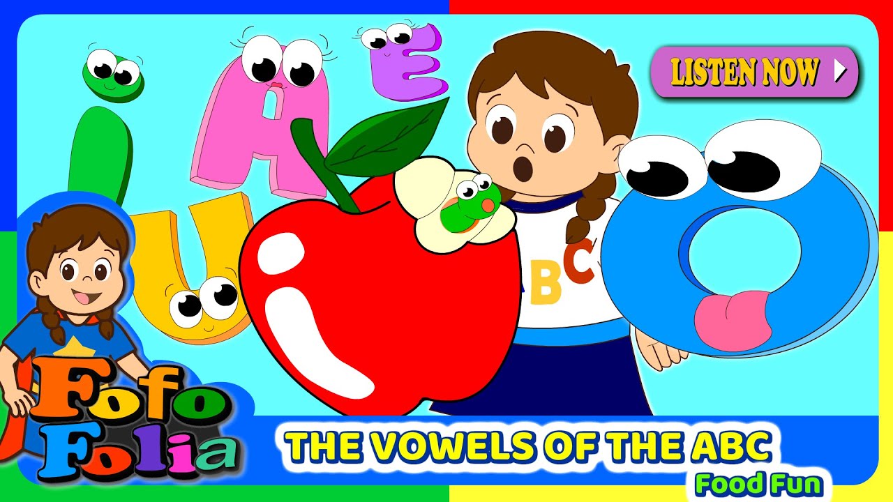 Learn the Vowels of the ABC with Fun Foods 🍎 | Kids Music | FofoFolia