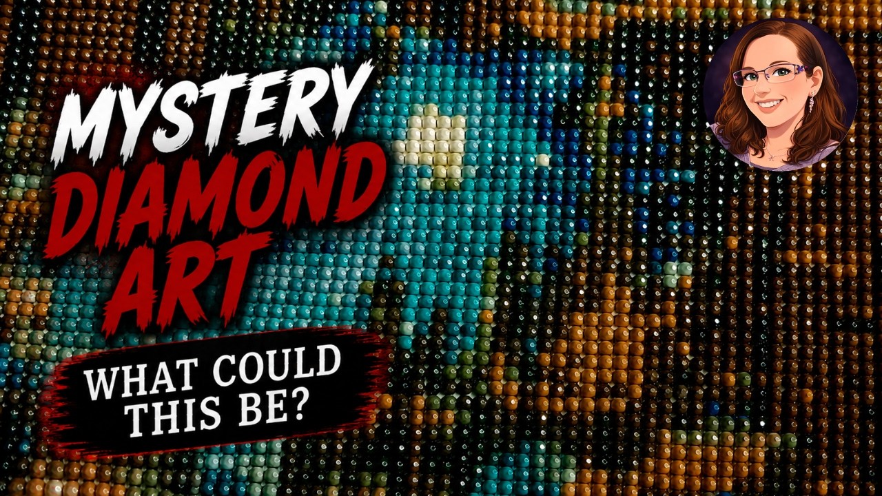 Mystery Diamond painting PT 2 of 3 | Wednesday wind-down