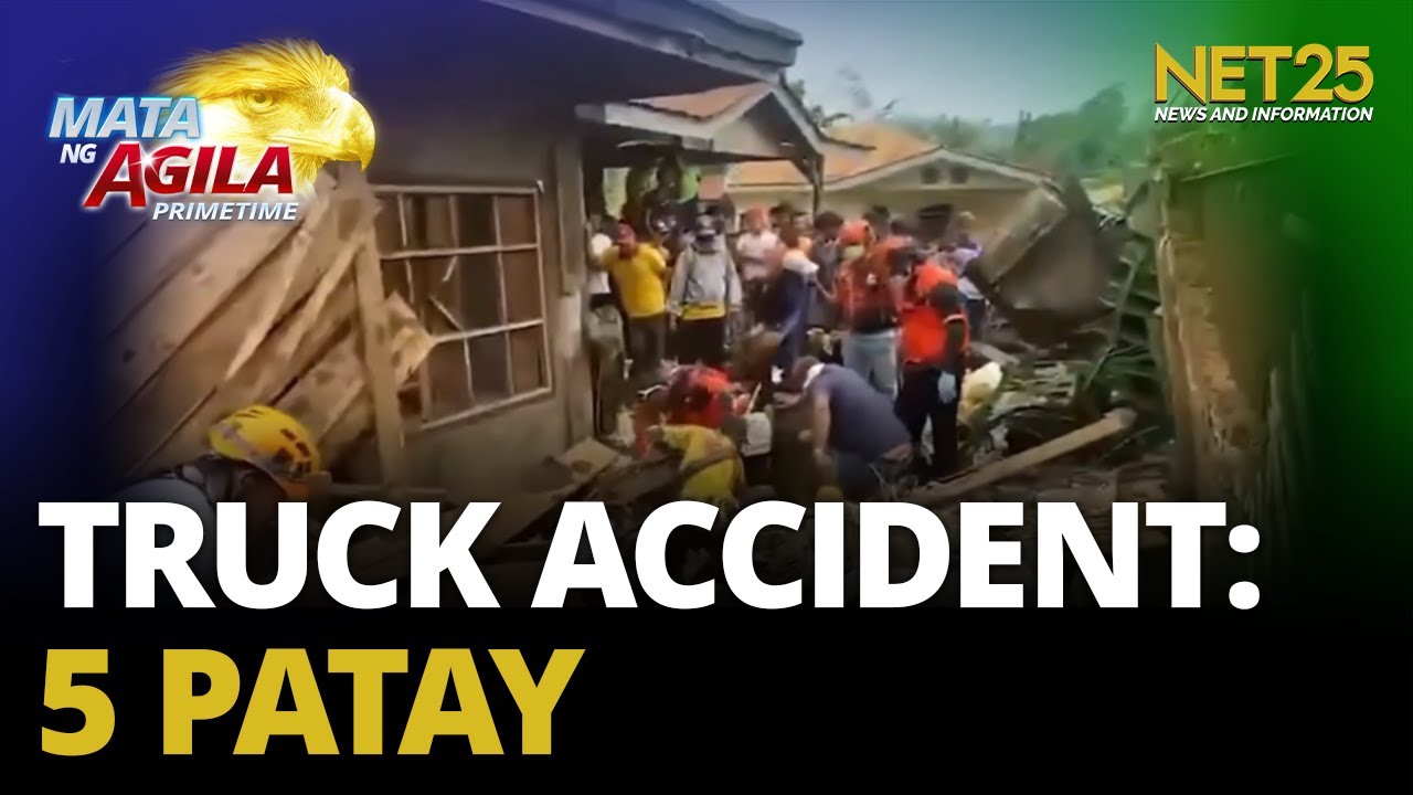 5 patay sa truck na may kargang pinya
