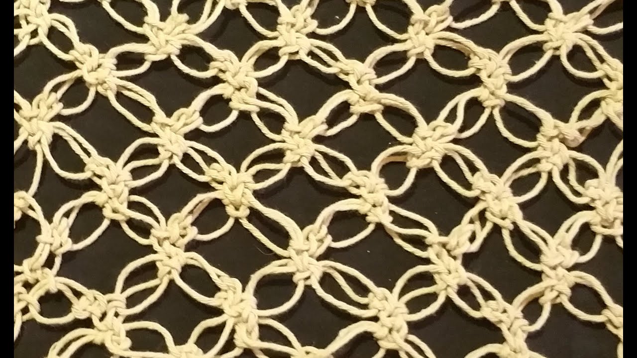 Punto strega all'uncinetto - tutorial