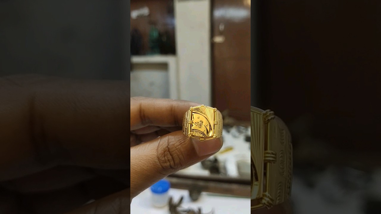 latest ring design 22 carat gold collection #newringdeaign #goldring #jewellerycollection