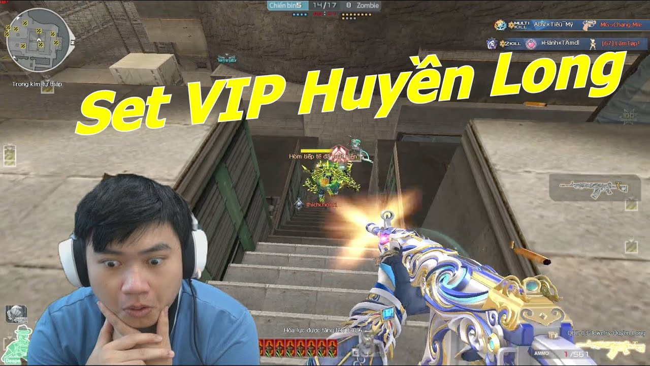 Set Huyền Long Cực Đẹp : VIP Mới Nhất CF - Tiền Zombie v4
