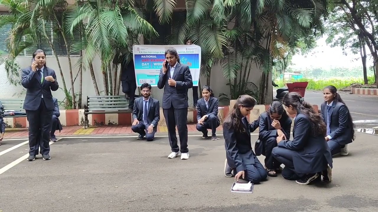 Awareness Of Anti Ragging short video Made By P.R.Pote Patil College Of medical Sciences Ayurved
