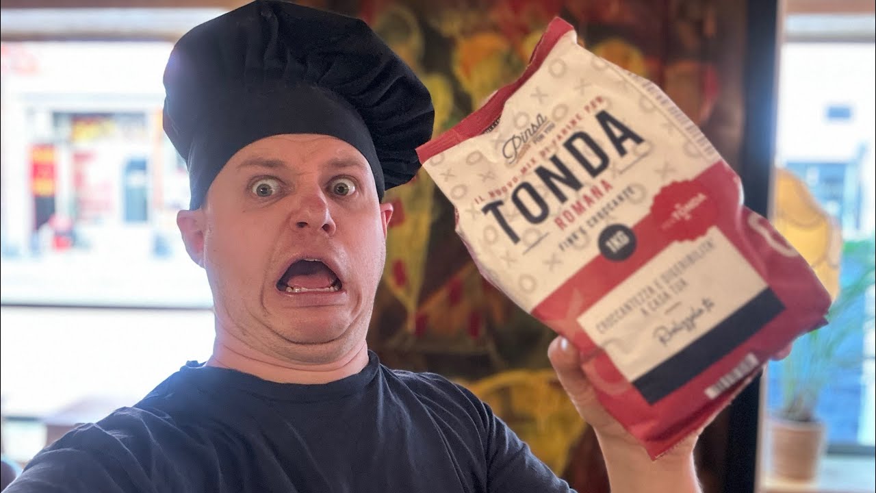 Pizza, deg, mjöl, Tonda Romana.