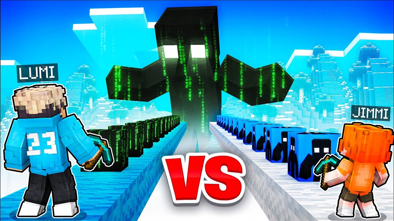 KLEINER BRUDER CHEATET im LUCKY BLOCK RENNEN in MINECRAFT!