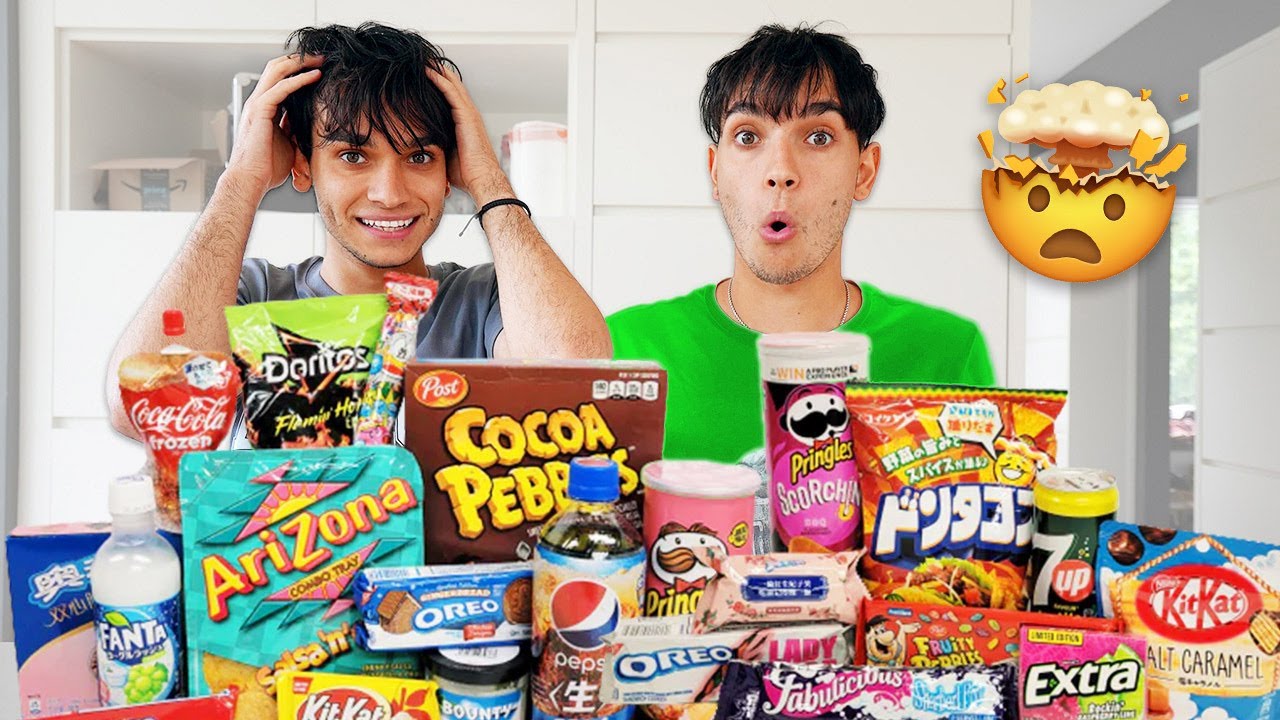 Eating EXOTIC SNACKS For The FIRST TIME!