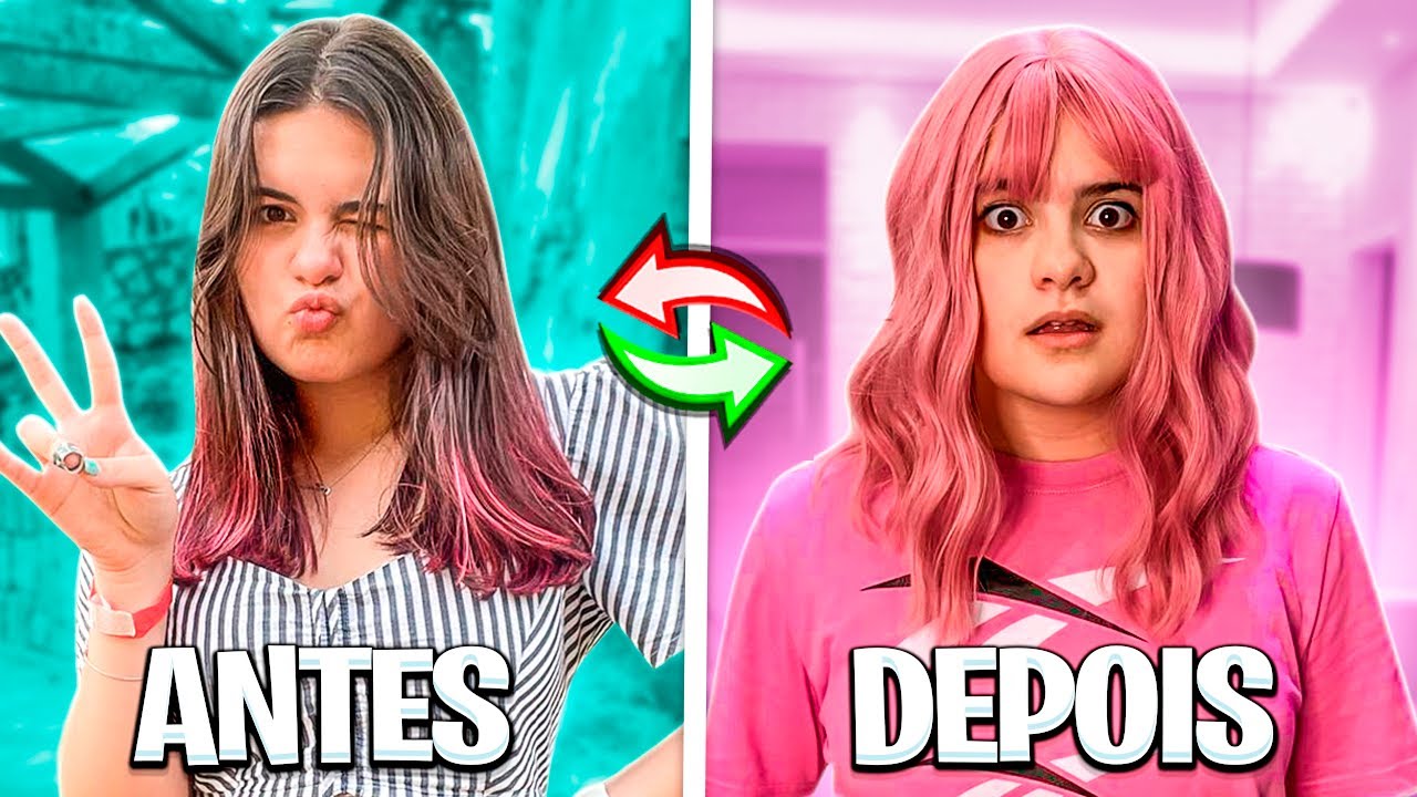 PINTEI MEU CABELO DE ROSA E TESTEI A FALSIDADE DOS MEUS AMIGOS!
