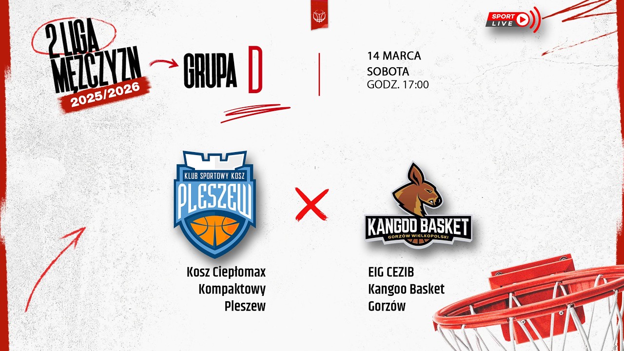 Kosz Ciepłomax Kompaktowy Pleszew - EIG CEZIB Kangoo Basket Gorzów (2 LM)
