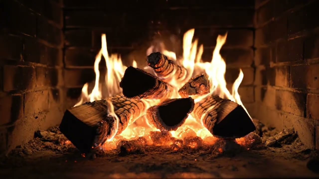 🔥 Cozy Fireplace Ambience | Crackling Fire Sounds for Relax, Sleep & Study | 3 Hours