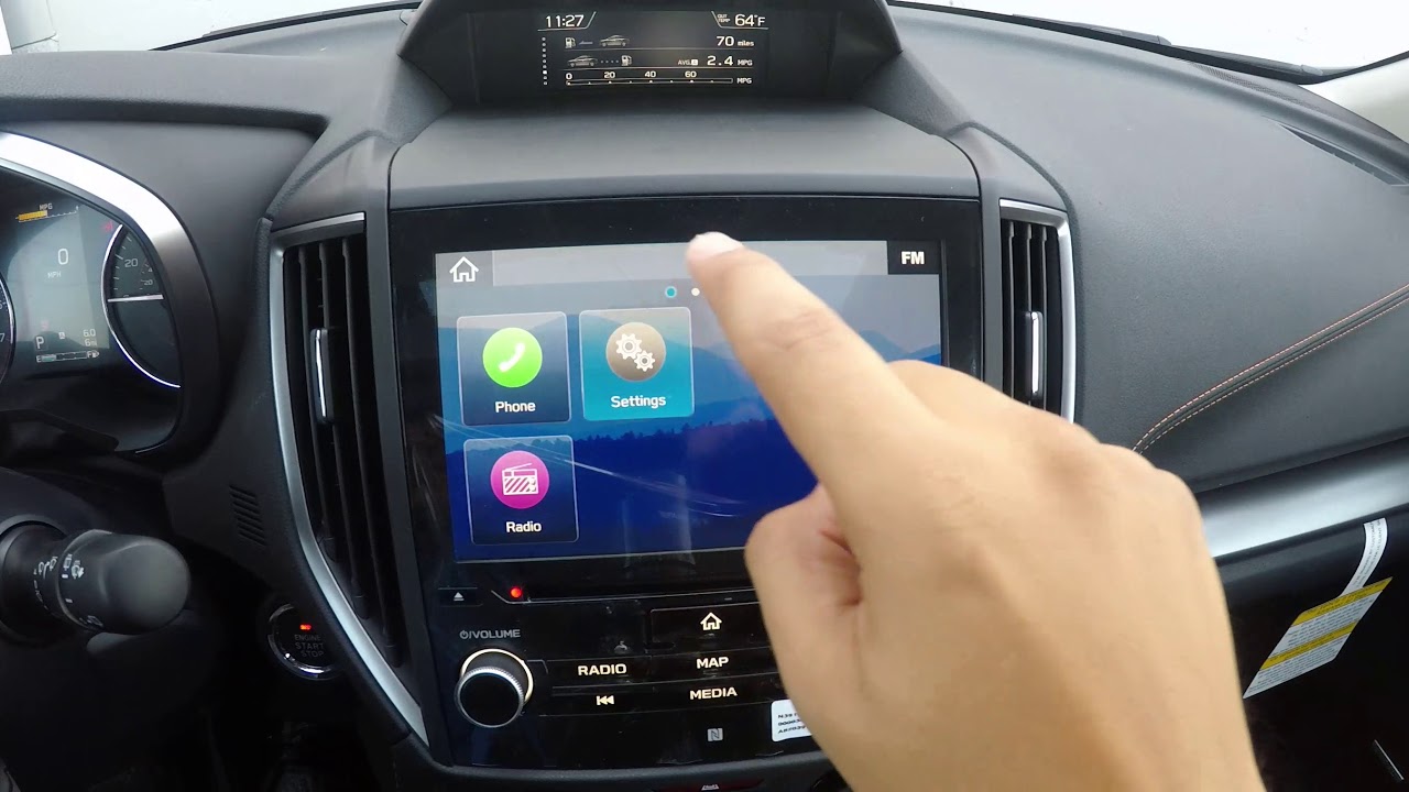 Subaru Crosstrek Tutorial 5: Center Information Display