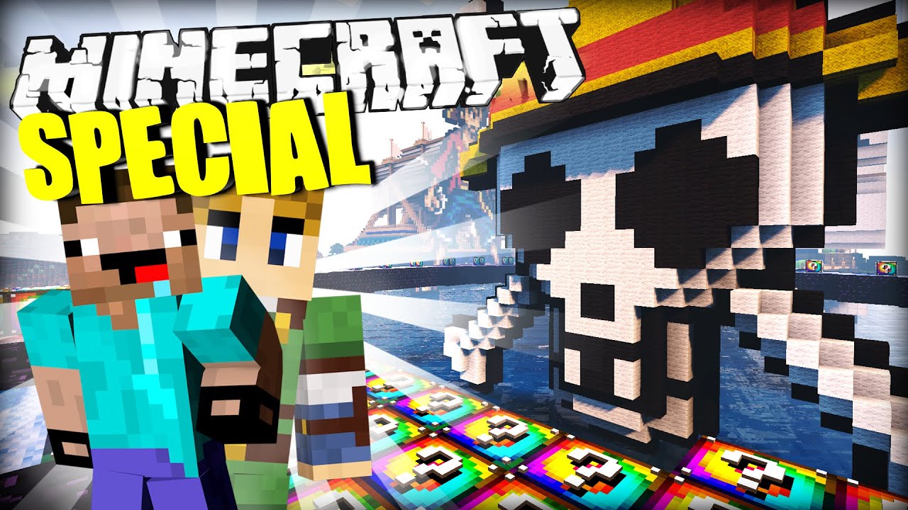Minecraft LUCKY BLOCKS BATTLE - ONE PIECE RACE MAP! [1]