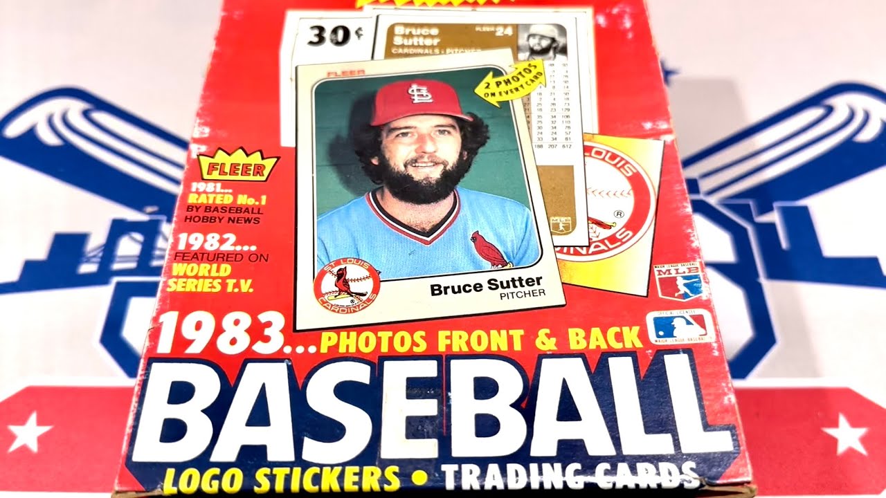 1983 FLEER BASEBALL CARD BOX OPENING!  GWYNN, SANDBERG, BOGGS RC HUNT!  (Throwback Thursday)