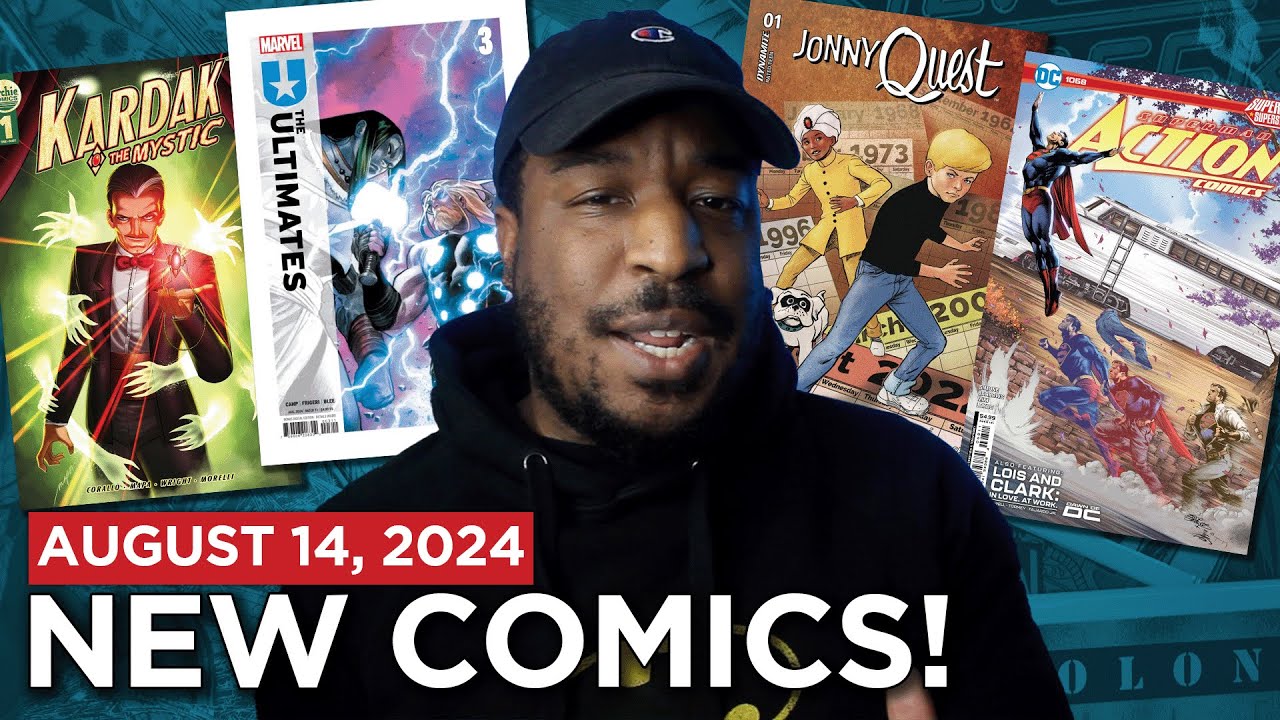NEW COMIC BOOK DAY 8/14/24 | JONNY QUEST #1, THE ULTIMATES #3, IRON FIST 50TH ANNIVERSARY