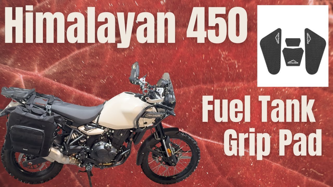 [4] Installing Tank Grip Pads on Himalayan 450 &ndash; Simple but Critical Safety Upgrade