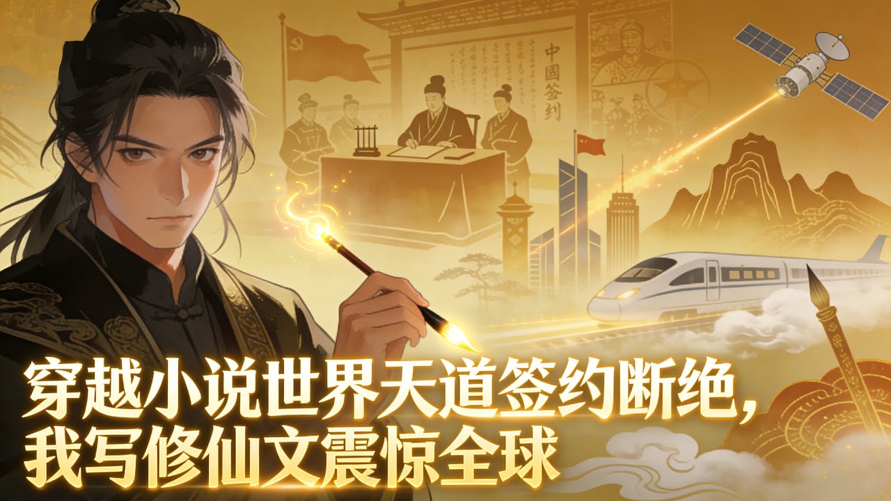 穿越小說世界天道簽約斷絕，我寫修仙文震驚全球。華夏二十年恥辱，被我一本修仙小說徹底洗刷