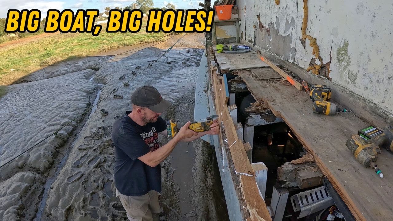 Ep 198 Wooden Boat Restoration - Replacing 80 Year Old Planking