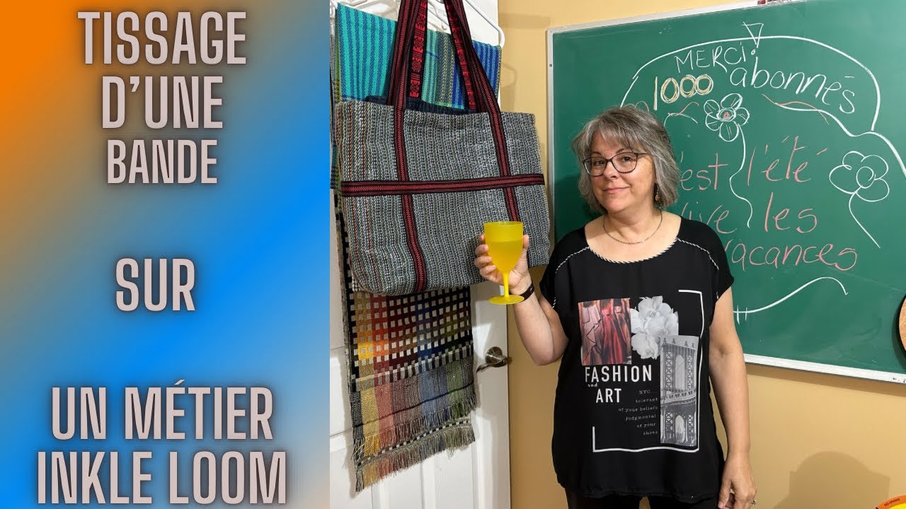 Tissage au métier- Bandes sans cartes🌷
