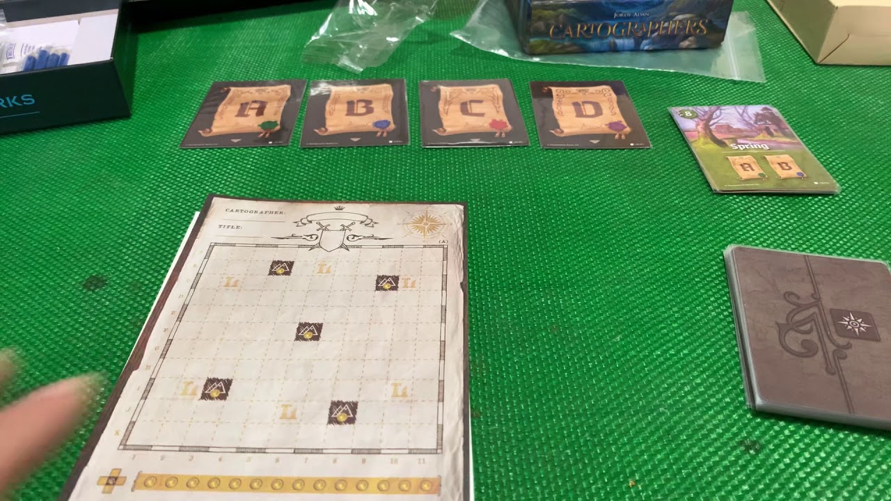 Solo Playthrough Cartographers