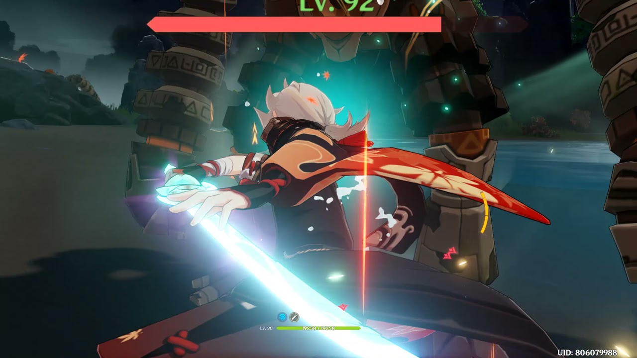 Kazuha solos the 4 Ruin Guards