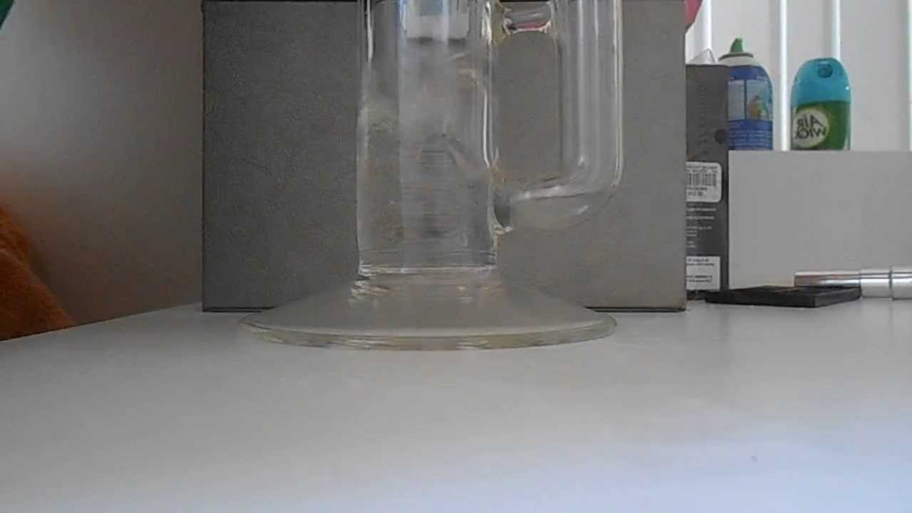 GRAV LABS Natural Force Perc 2 ft Straight Tube Water Test