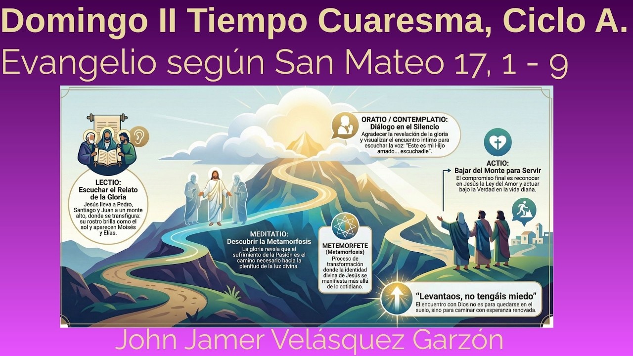 Lectio Domingo II Cuaresma, Ciclo A  Mt 17, 1   9