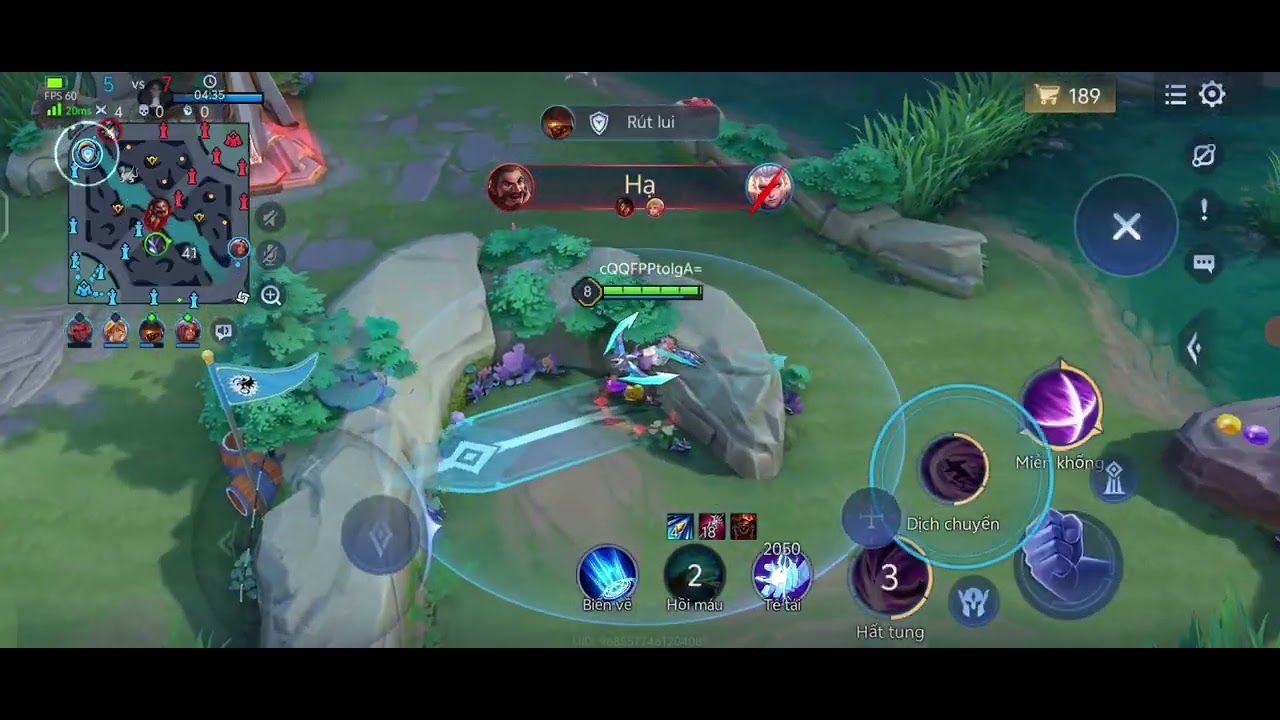 Nakroth đối đầu đội hình sốc dame, Nakroth hiệu quả đơn giản#lienquanmobile #nakroth #lq