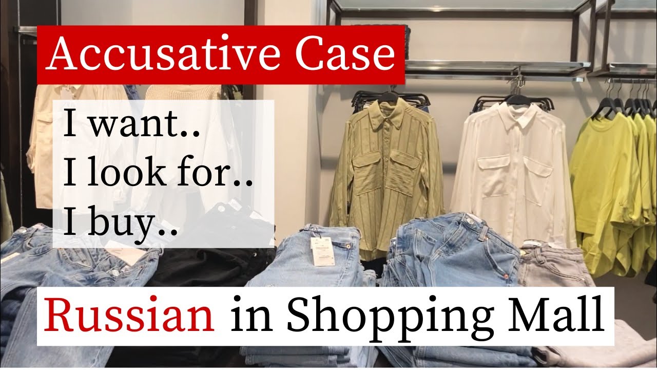 At a Russian Mall 🛍️ Learn Russian Cases in Real Life (A1+)