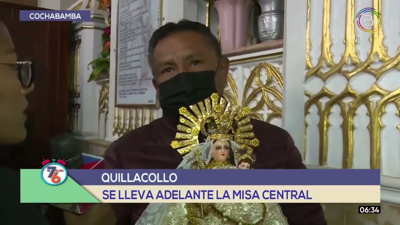 ESTE MIÉRCOLES SE REALIZARÁ LA MISA CENTRAL POR LA VIRGEN DE URKUPIÑA