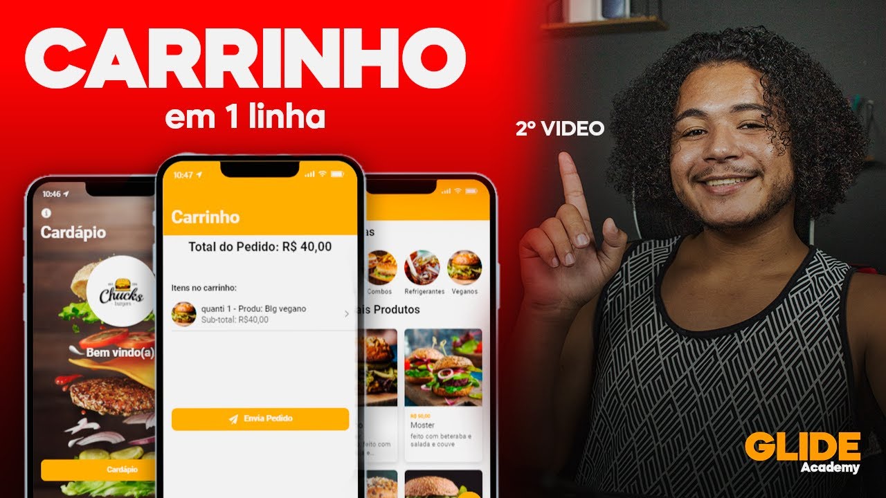 App glide delivery (2 video do carrinho) #appglide #glide