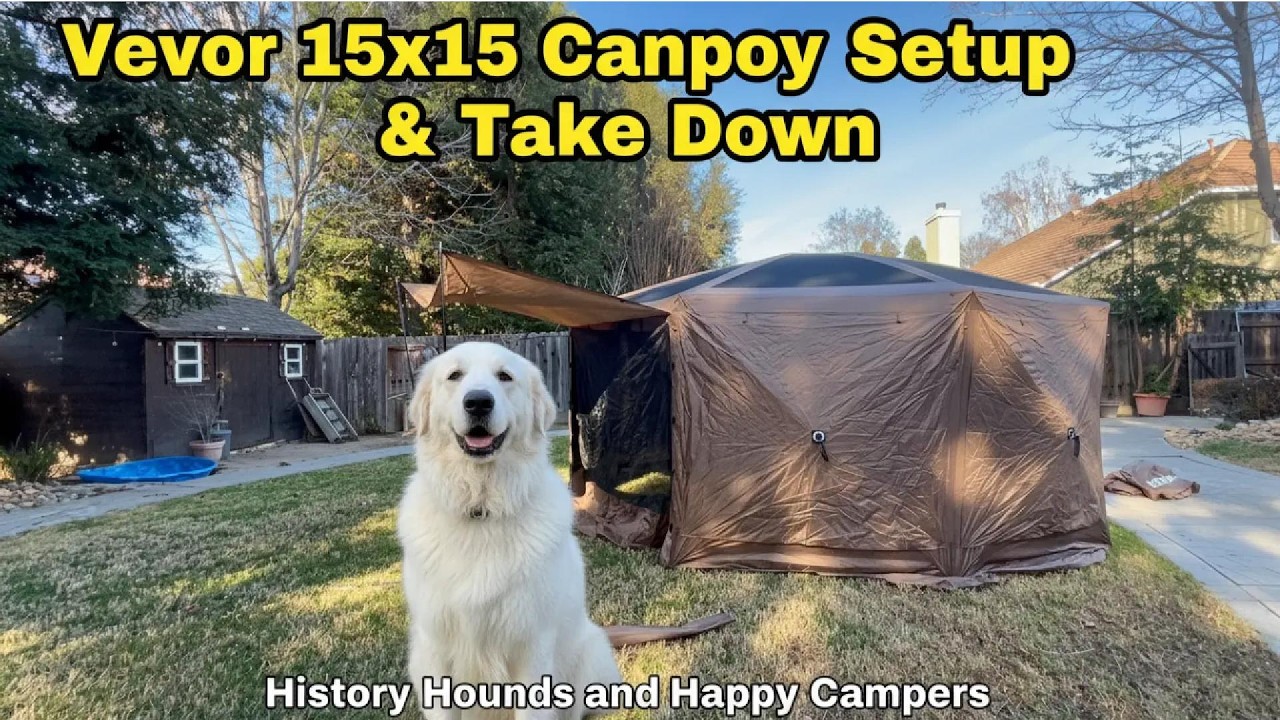 Can One Person Really Set This Up? Vevor Canopy 15x15 Honest Review!