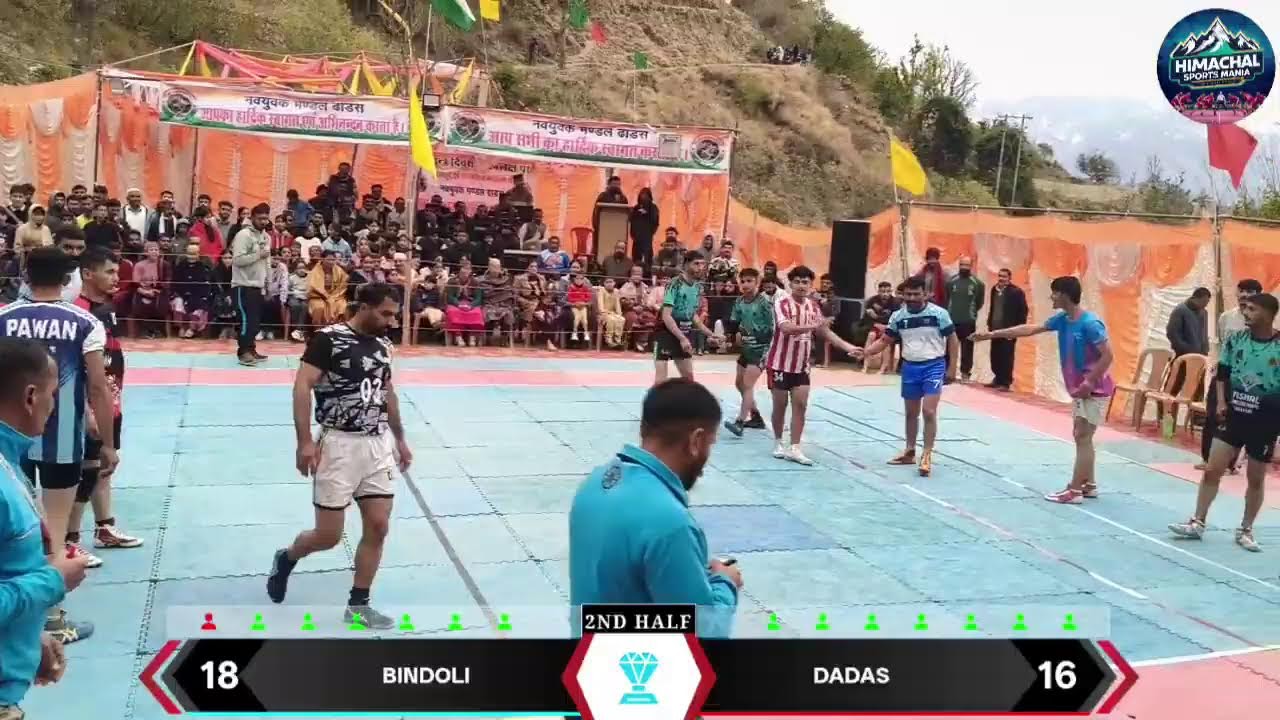 बिन्दौली 🆚 ढाडस सुपर 8 मैच 

5वीं गणतंत्र दिवस प्रतियोगिता ढाडस।