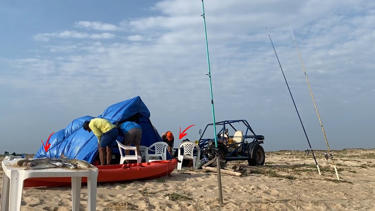 Fui ACAMPAR na praia onde NAVIO ALEMÃO NAUFRAGOU EM 1945, veja o que aconteceu!