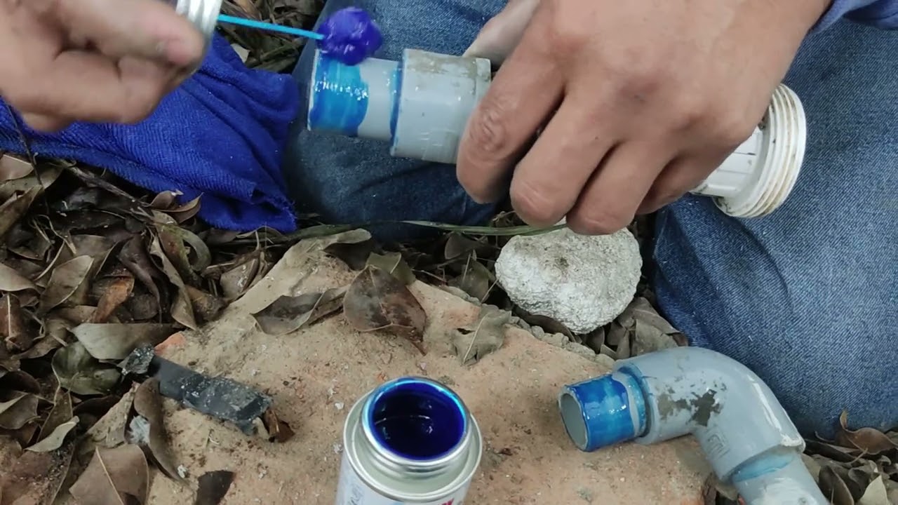 EL PEGAMENTO AZUL ES EL MEJOR O NO ? SOLDADURA PARA PVC