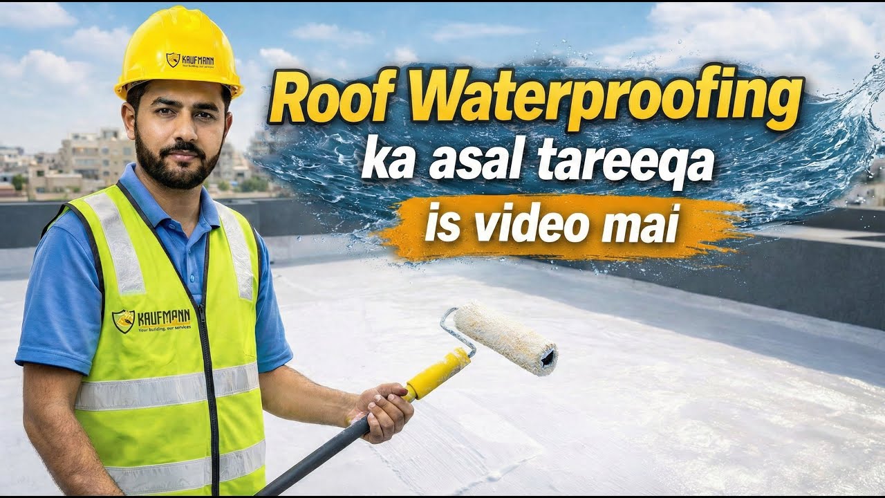How Roof Waterproofing Works? | Roof Leakage Repair & Protection Kaufmann Enterprises #waterproofing