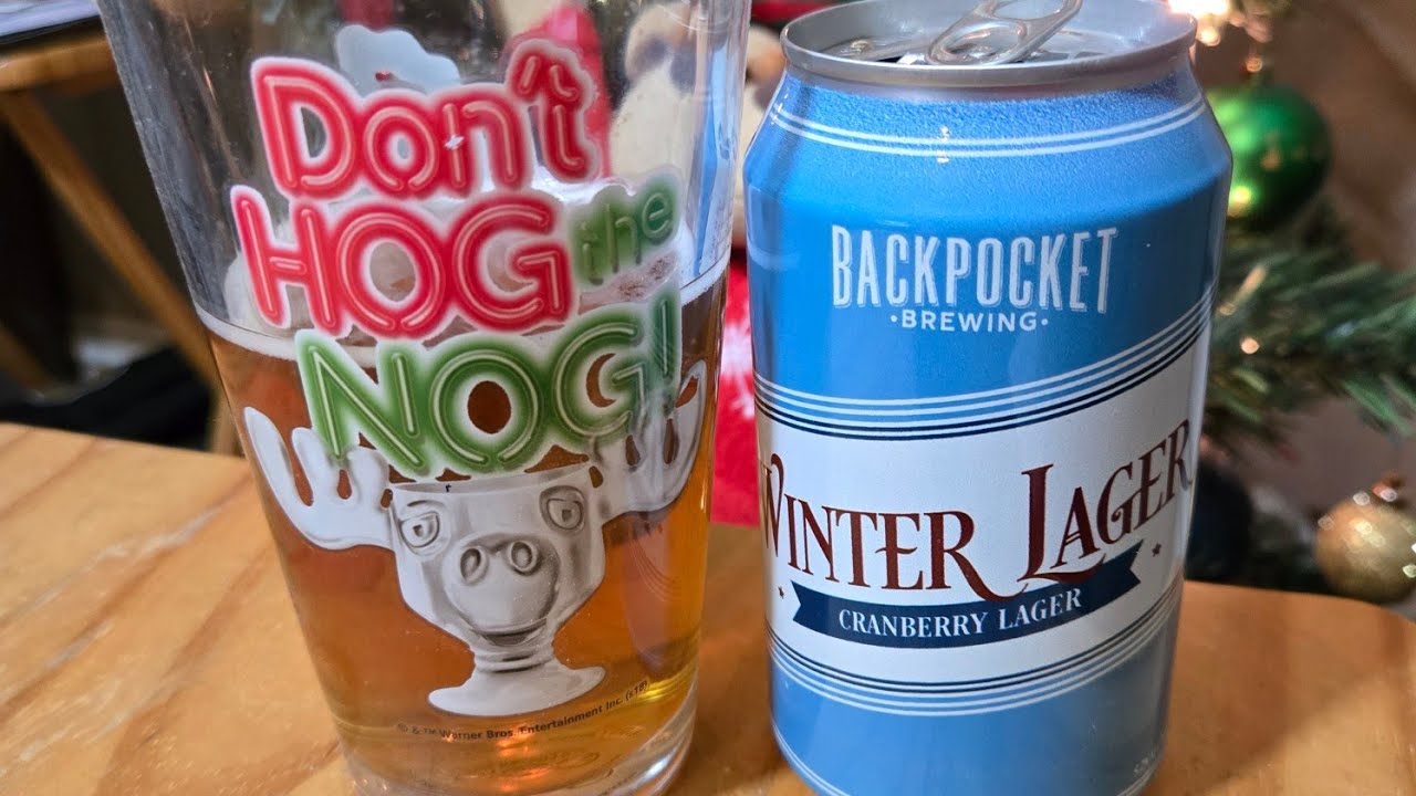 Winter Lager (Cranberry Lager) Review// The Malted Gentleman 