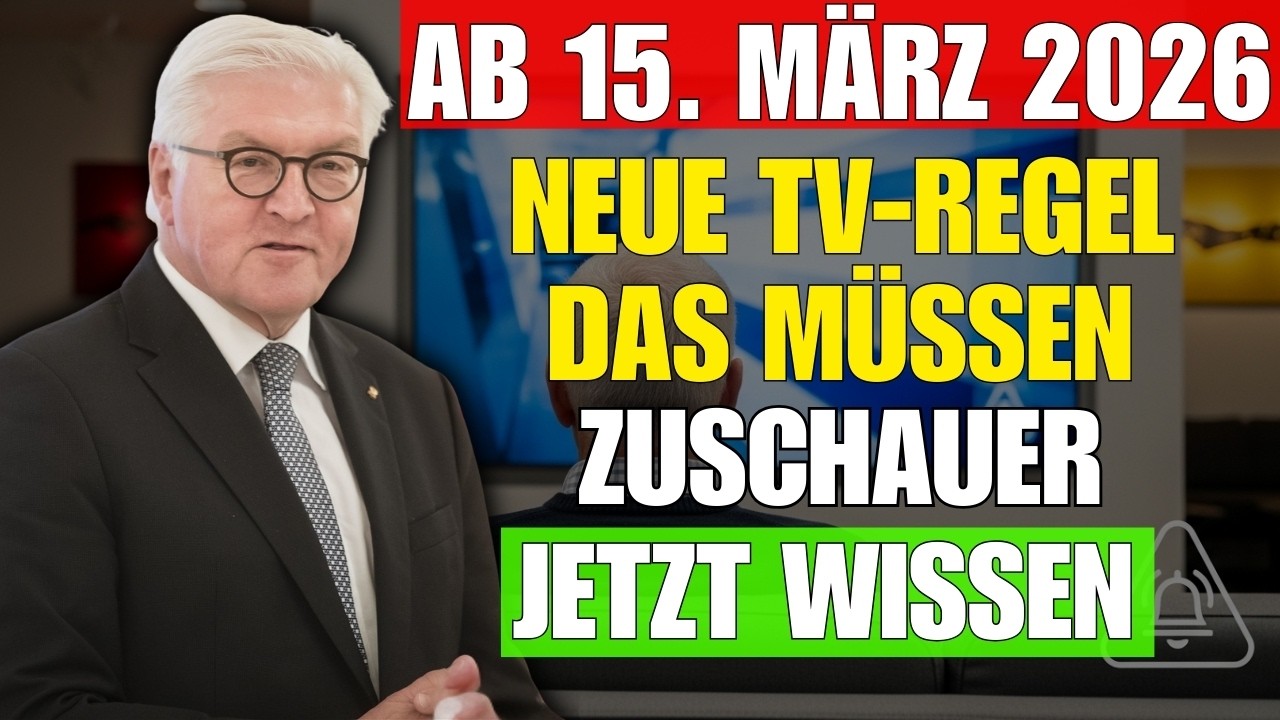 ⚠️ Ab 15. März 2026: Neue TV-Regel tritt in Kraft – Folgendes müssen die Zuschauer wissen!