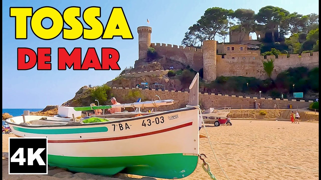 🇪🇸 Gorgeous Tossa de Mar Spain 2023 🌞 4K UHD