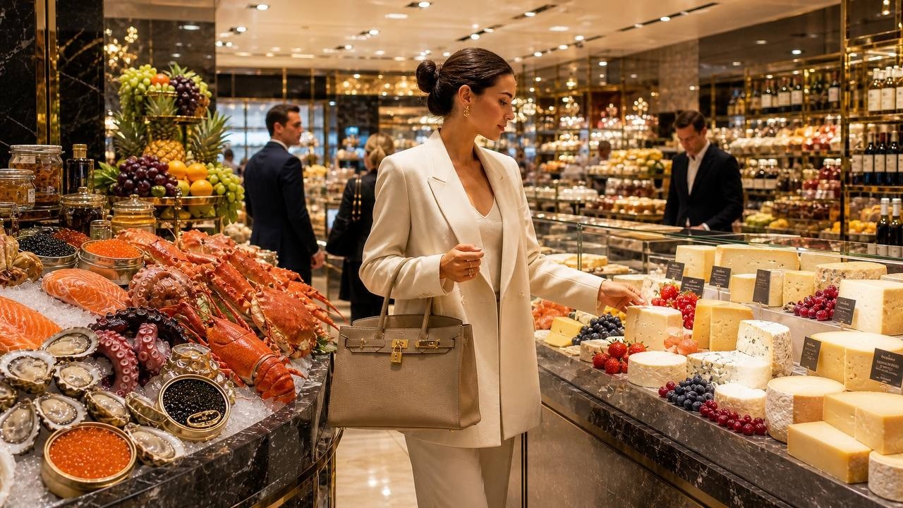 EXPENSIVE Swiss Market 🇨🇭 Luxury Food Tour | Walking Tour in Switzerland 4K