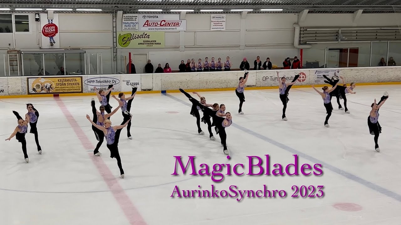 MagicBlades - AurinkoSynchro 2023 - Synchronized skating Muodostelmaluistelu