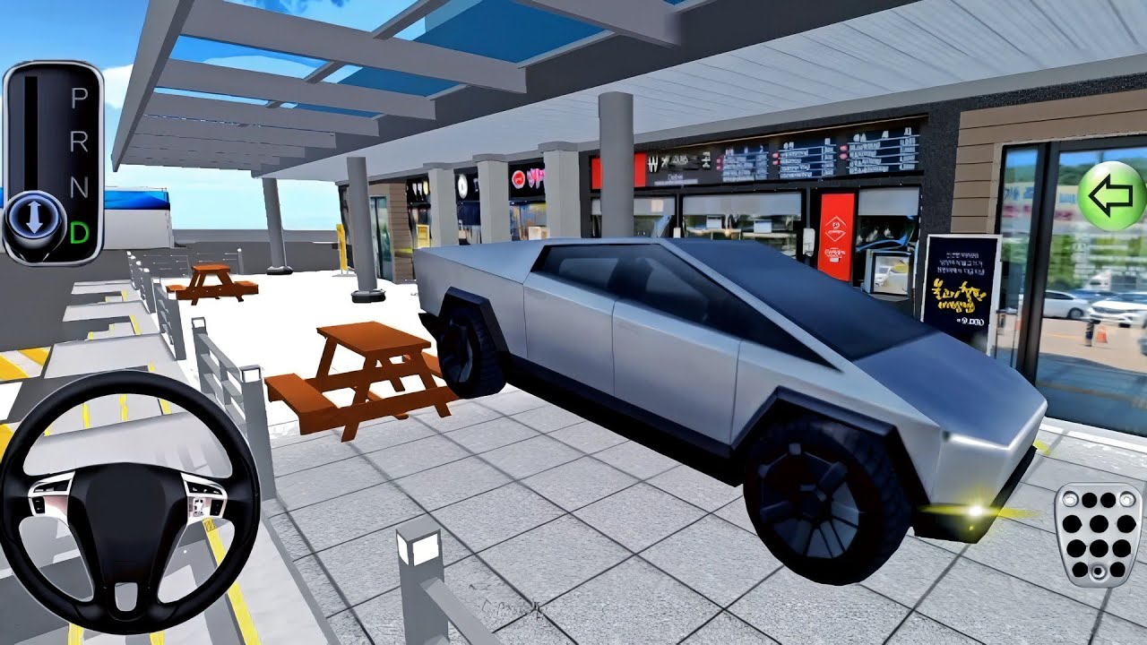 New Tesla is ready for Parking - 3d Driving Class android game Car Game #gameplay​​ #cargame​