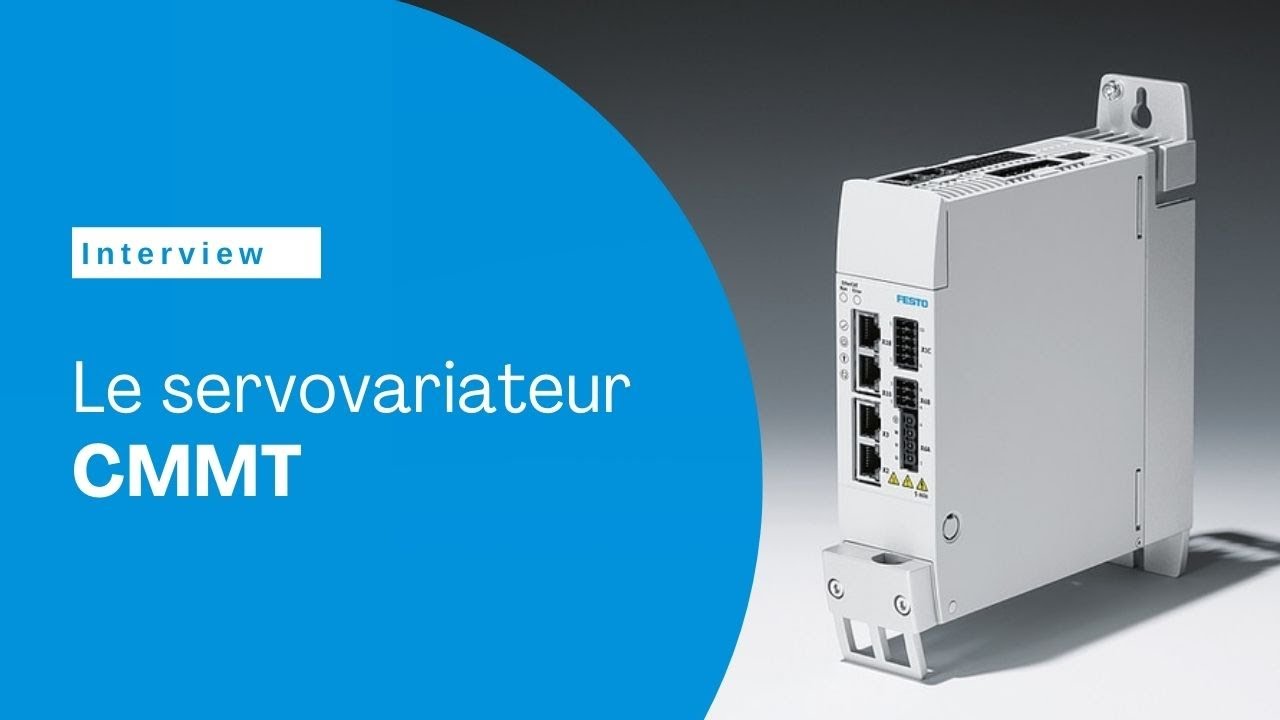 Le Servovariateur, contrôleur de moteur brushless ou pas à pas CMMT | Festo